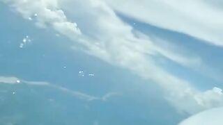 UFO in the sky