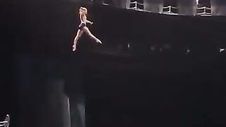 Flyyyyy -- would you Jump_ _circus _dive _acrobat Performer_ Julie