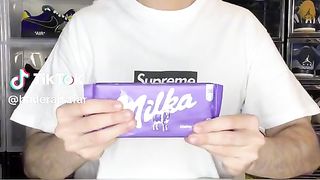funny video tiktok chocolates Lips