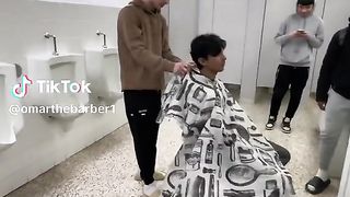 hair cutting in school