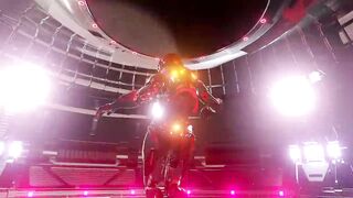 Cyber girl dancing