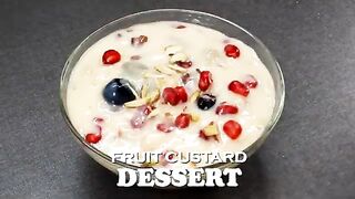 Super Creamy Eid Special Fruit Custard | Dessert Recipe,Dessert for Eid 10 Minute Dessert Recipe ❤ |