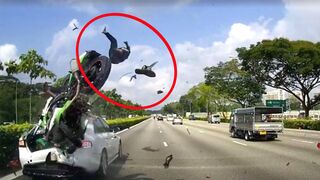 TOTAL IDIOTS AT WORK 2023_IDIOTS DANGEROUS TRUCK & CAR DRIVING FAILS_STUPID DRIVERS COMPILATION 2023