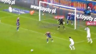 The moment close to the goal