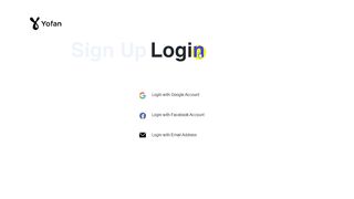 Yofan Sign-in Interface Video
