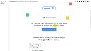 How To Claim your public profile custom URL - How To Created Google Developer Profile