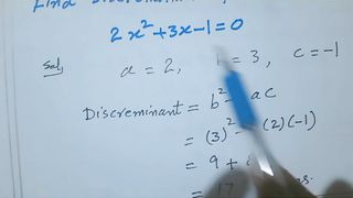 Find Discriminant
