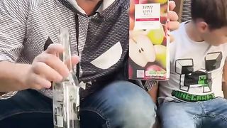 Kid plays perfect trick on his mum…???? #shorts