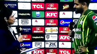Babar azam interview after wining ist t20 against new Zealand