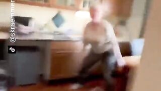 The baby warned him ????????????