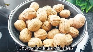 Throw the nuts into boiling water! This secret my grandmother told me!