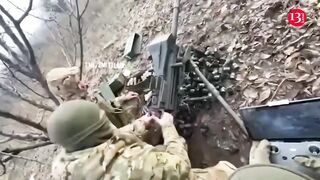 US weapons mow down Russian troops that seek to flee, crawling under shelling.