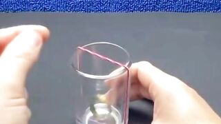 Magic video with glass