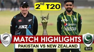 Pak Vs NZ 2nd T20 Highlights | Pakistan VS New Zealand 2nd match highlights