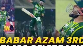 Babar Azam Celebrate 3rd International Century in 2nd T20 match