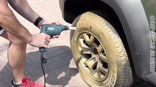 Making A Tire Out Of Expanding Foam