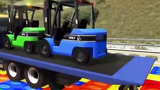 Cartoon Cars VS Speed Bumps