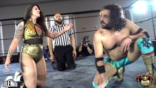 Vicious Vicki vs Anthony Gangone (Intergender) Brii Combination Wrestling