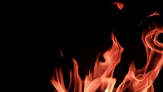 10 minute relaxing music with fire background