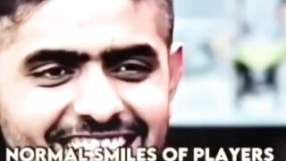 Normal smiles of players vs legends smile