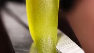 Gummy worm Cutting