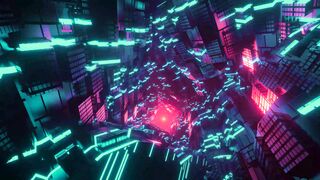 Seamless Loop Of Sci-Fi Tunnel