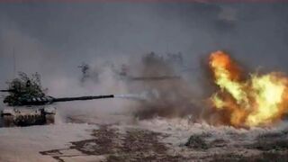 Ukrainian tanks fire shells near Bakhmut