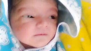 A new born baby girl, how much cute ????????????