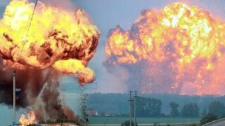 Strong blast at a tank training ground in Russia