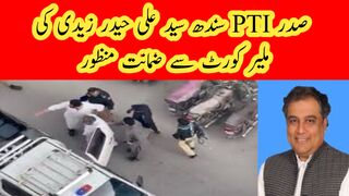 Maleer court grants bail to PTI Sindh President Ali Zaidi