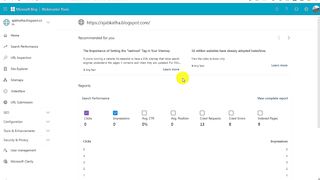 How To zedvisiontech.com Blogger Website Add To Bing URL Submission Search Console