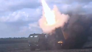 HIMARS systems and their crews working in the South of Ukraine