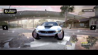 How does a BMW i8 drift in the game?