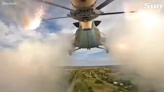 Ukrainian Attack Helicopter in active combat against Russia