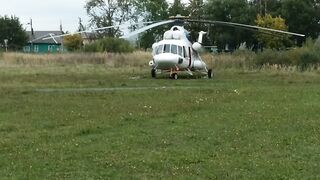 взлет вертолета
