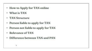 What is TAN| How to Apply TAN online