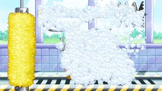 car wash cartoon I construction vehicles for kids
