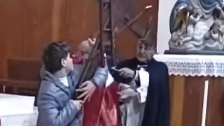 The priest is unlucky
