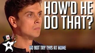 Illusionist Finalist Puzzles Judges on | Britain's Got Talent