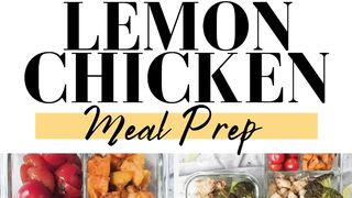 Lemon Chicken with Veggies Meal Prep