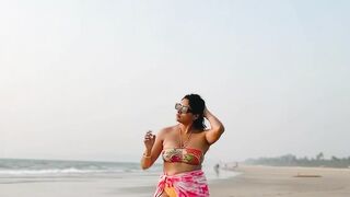 Beautiful girl on Beach video