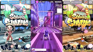 Subway Surfers Singapore: Colors Reaction ( Nick VS Noon VS Tasha )