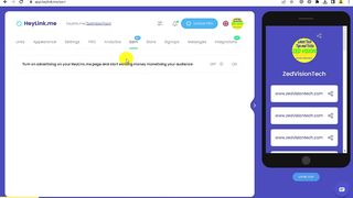 How To Appeal For turning on Monetize advertising on your HeyLink.me page