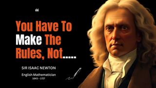 The Wisdom of Sir Isaac Newton | Inspirational Quotes to Live By | Greatest Mind of History