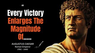 Empowering Quotes from Augustus Caesar | Lessons from the First Emperor of Rome