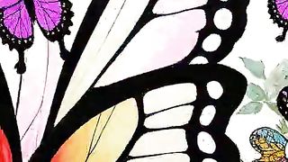 Butterfly Dreams: A Beat-Synced Digital Animation with Stable Diffusion