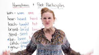 Learn English_ 17 HOMOPHONES & Past Participles