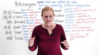 English Heteronyms_ Different words that look the same!