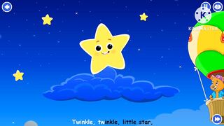 Twinkle twinkle little star kids nursery rhymes