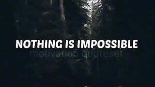 Be motivated and confident